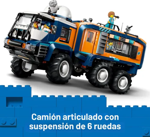 Miniatura 3 de LEGO City Camión de Laboratorio Científico Explorador Ártico para Construir - Juego de Construcción STEM para Niñas y Niños, Edades 8+ - Camión