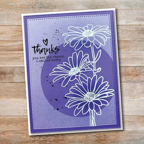 Miniatura 4 de Lottoy Juego de sellos y troqueles transparentes de silicona de manzanilla para hacer tarjetas, álbum de fotos en relieve para manualidades