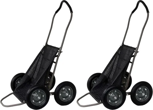Miniatura 10 de Hawk Crawler Carro plegable multiusos, carrito de caza de ciervos y pesca con capacidad de 500 lb para transportar caza, carnada, equipo de caza