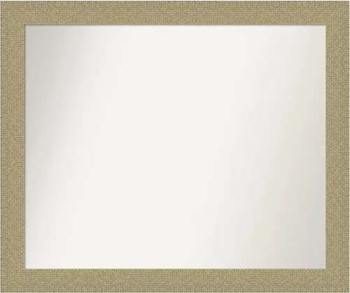 Miniatura 129 de Amanti Art Espejo de pared personalizado no biselado (24.25 x 24.25 pulgadas), marco dorado de mosaico, varios tamaños personalizados, espejo