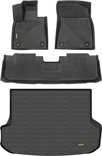 Miniatura 63 de Alfombrillas de TPE para Toyota Highlander 2014-2019 7 y 8 asientos, protección para todo tipo de clima, forros de piso de automóvil resistentes