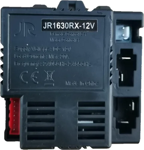 JR1630RX-12V Caja de Control Receptor Accesorio, Recibe Señal Controlador Instalar Paseo Eléctrico Niños en Piezas de Repuesto de Coche para Niños