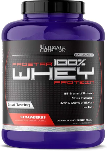 Miniatura 28 de Ultimate Nutrition Prostar - Mezcla de proteína de suero en polvo de concentrado de suero aislado y péptidos, baja en carbohidratos, apta para dieta