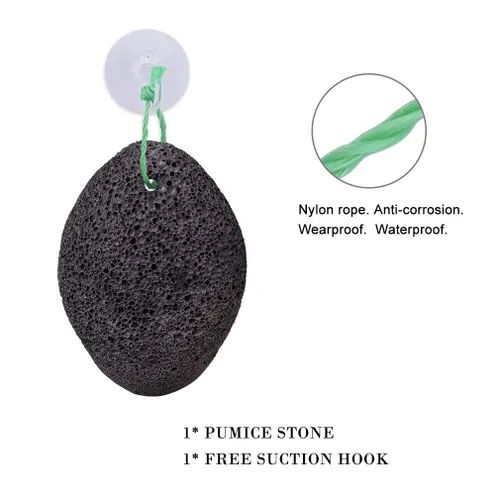 Miniatura 3 de Piedra pómez Hamalaya naturales de tierra Lava, PREMIUM Herramienta Pedicura y exfoliación, Removedor de callos para pies, suavizante de piel, piel