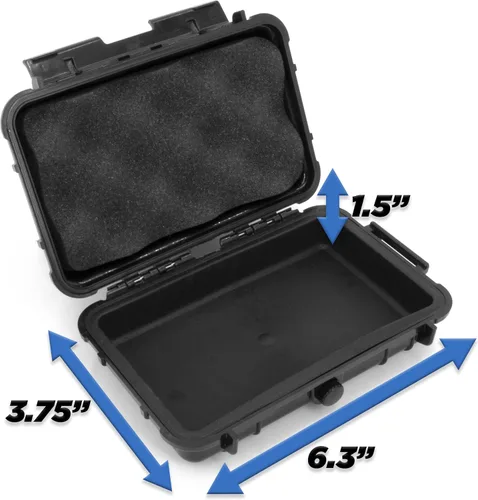 Miniatura 7 de CASEMATIX Estuche rígido de película de 1.378 in – 7" resistente al agua y a la luz soporte para hasta 0.472 x 1.378 in o 8 x 120 rollos