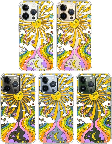 Miniatura 3 de MOSNOVO Funda para iPhone 13 Pro, [Buffertech protección contra caídas de grado militar de 6.6 pies] [tecnología antidespegar] diseño de funda