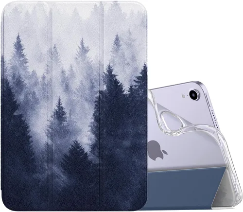 Miniatura 13 de MoKo Funda para el nuevo iPad mini 7 (A17 Pro) 2024, Funda para iPad mini de 6ª generación 2021 (21,08 cm), Funda para iPad mini 6, Funda trasera
