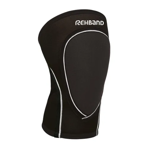 Miniatura 4 de Rehband Rodilleras de neopreno de 0.118 pulgadas para voleibol, balonmano y baile, soporte protector de rodilla unisex, color: negro - 1 par