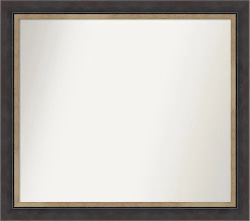Miniatura 19 de Amanti Art Espejo personalizado, espejo de baño negro Astor, espejo de pared o espejo de tocador de baño sobre el fregadero (25 x 25 pulgadas)