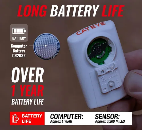 Miniatura 6 de CATEYE Computadora Inalámbrica para Bicicleta Padrone – Ciclocomputadora con Pantalla de Gran Tamaño, Velocímetro y Odómetro Inalámbricos, Montaje