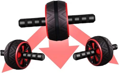Miniatura 9 de SUPVOX Equipo de ejercicio abdominal, rueda de gimnasio abdominal, rueda de ejercicio abdominal, rodillo, accesorios de ejercicio, rodillo