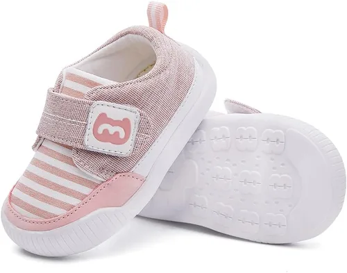 Miniatura 7 de BMCiTYBM Zapatos para bebé niño y niña, tenis antideslizantes suaves y ligeros, zapatos para caminar de primer paso, 6, 9, 12, 18, 24 meses