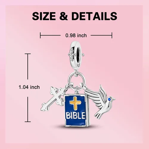 Miniatura 180 de Dije de girasol con diseño de estrella y luna y elefante para pulsera, collar de plata de ley 925, dijes de corazón de amor para mujer, regalo