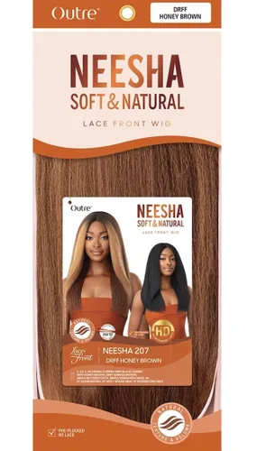 Miniatura 8 de Outre Peluca sintética suave y natural con encaje frontal - NEESHA 207 (DRFF BLACK CHERRY)