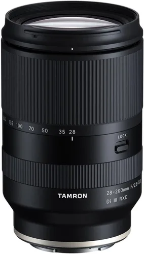 Tamron 28-200 F/2.8-5.6 Di III RXD para Sony Mirrorless Full Frame/APS-C E-Mount, Número de Modelo: AFA071S700, Negro