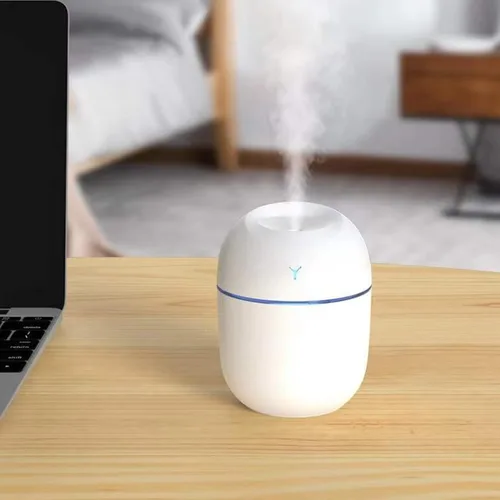 Miniatura 2 de Mini humidificador de 2 modos recargable portátil pequeño humidificador con apagado automático para dormitorio, coche, oficina, plantas, viajes