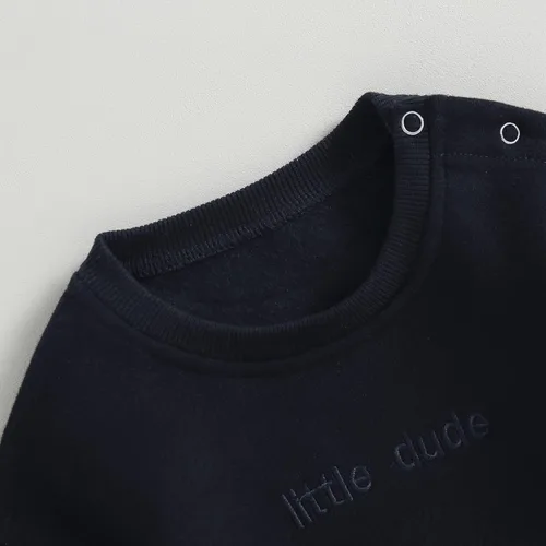 Miniatura 5 de Kayotuas Ropa neutra para bebé, linda sudadera de manga larga de gran tamaño, suéter de forro polar cálido