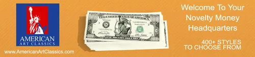 Miniatura 4 de American Art Classics Paquete de 50 - Billetes tradicionales de un millón de dólares - No es moneda real