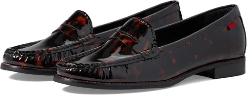 Miniatura 8 de Mocasines Penny de piel auténtica cómodos sin cordones para mujer