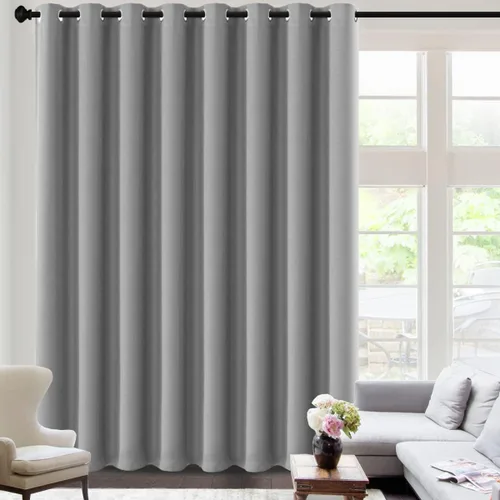 Miniatura 145 de H.VERSAILTEX - Cortinas blackout con aislamiento térmico y ojales en la parte superior, para patios, puertas correderas y división de habitaciones