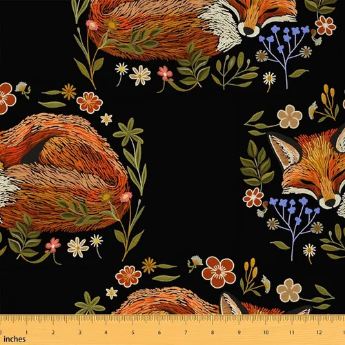 Miniatura 10 de Koi Fish - Tela de tapicería para sillas, tela tradicional japonesa para exteriores, tela decorativa con estampado de hojas de loto Botanicla