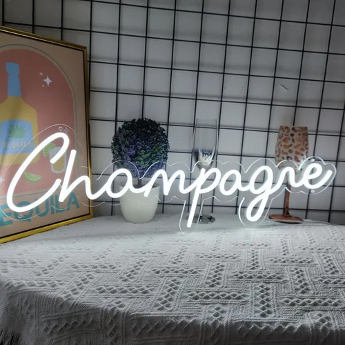 Miniatura 11 de Letreros de neón Hello Gorgeous para decoración de pared, letrero de 13.8 * 13.8 pulgadas de luz rosa para boda, decoración de compromiso