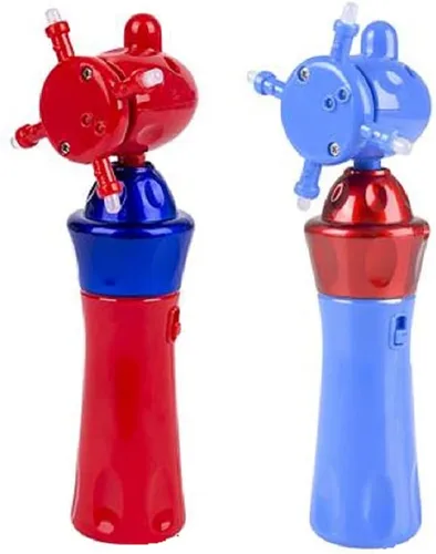 Varitas giratorias de orbiter con luz LED de 7 pulgadas (paquete de 2) 1 azul + 1 rojo. Baterías incluidas. Juguete giratorio para niños, niñas,