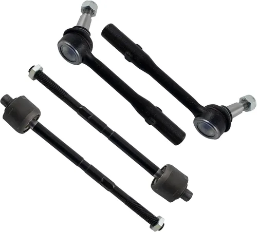 Miniatura 95 de TRQ Juego de barras de acoplamiento delanteras interiores y exteriores de 4 piezas compatible con Jeep Cherokee 1991-2001 y Comanche 91-92