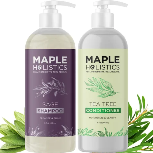 Miniatura 10 de Champú y acondicionador de aceite de argán de Marruecos, sin sulfato, juego de champú y acondicionador para cabello teñido - Champú y acondicionador