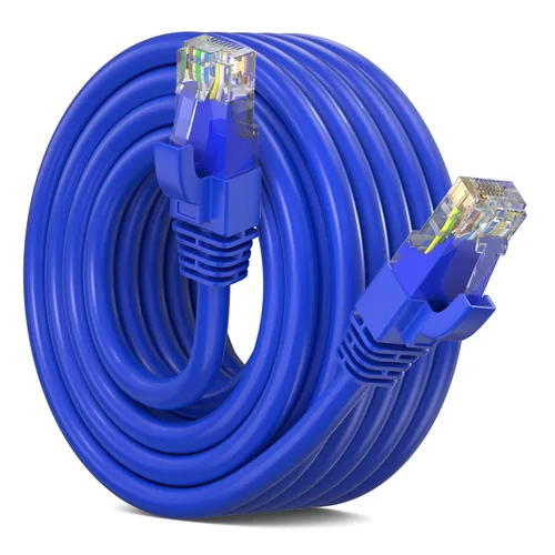 Miniatura 43 de Maximm Cable Ethernet Cat 6, cable de red y conexión de alta velocidad de 100 pies, UTP, 10 Gbps, cable Ethernet de 550 MHz, color negro