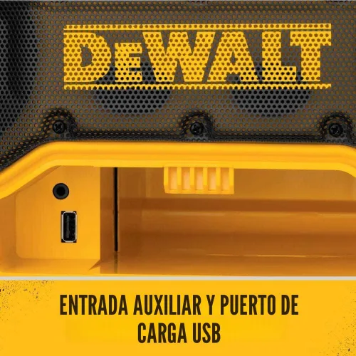 Miniatura 5 de DEWALT Radio Bluetooth MAX de 20 V, rango de 100 pies, portátil para lugares de trabajo (DCR025)