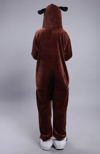 Miniatura 4 de MizHome Pijama unisex para perros y adultos disfraz de anime de una pieza Marrón