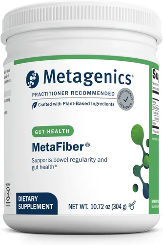 Metagenics MetaFiber - 0.16 oz de fibra dietética - Apoya la regularidad gastrointestinal y alivio ocasional del estreñimiento* - Mezcla de fibra en