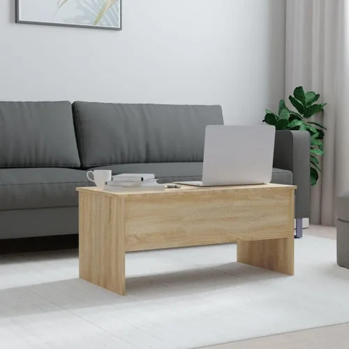 Miniatura 3 de Mesa auxiliar, mesa de comedor elevable, mesa de centro abierta adecuada para sala de estar, oficina, balcón, sala de estar familiar, roble Sonoma