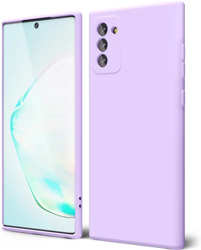 Miniatura 25 de oakxco Funda para teléfono Samsung Galaxy Note 20 Ultra de silicona líquida, bonita funda delgada y fina de goma suave TPU lisa y suave de gel