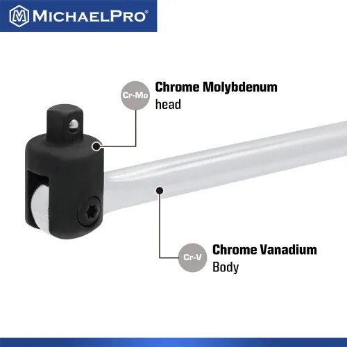 Miniatura 2 de MichaelPro Barra disyuntora de extensión de 1/2 pulgada x 24 pulgadas, acero Cr-V premium MP007006