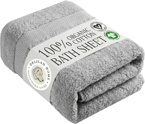 Miniatura 34 de Delilah Home Toallas de baño de algodón turco, suaves y absorbentes, 100% orgánicas, tejido grueso de 700 GSM, suaves para pieles sensibles, 6