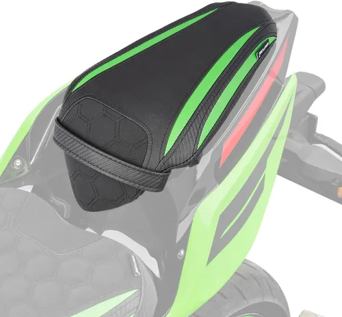 Miniatura 19 de Almohadilla de Asiento para Motocicleta Delantero Conductor Trasero Pasajero para Kawasaki Ninja400 Z400 2018 2019 2020 2021 2022 2023 2024 2025