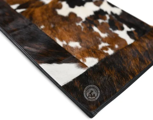 Miniatura 6 de Sunshine Cowhides Alfombra de piel de vaca blanca palomino 100% genuina, color beige, alfombra de estilo moderno de piel de animal y alfombra