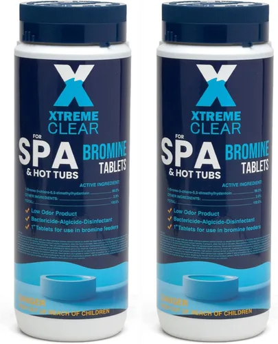 Miniatura 9 de Xtremeclear - Tabletas de bromo para spa y bañera de hidromasaje, botella de 1.5 libras, tabletas de 1 pulgada, desinfección de bajo olor, restaura