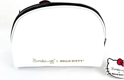 Miniatura 3 de The Crème Shop Hello Kitty Dome - Bolsa de viaje para maquillaje, color rojo