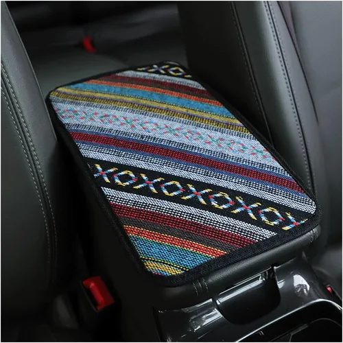 Funda para Consola Central del Automóvil, Accesorios Bohemios para Automóvil, Almohadilla para Caja de Reposabrazos del Automóvil para Soporte