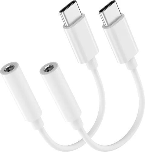 Miniatura 9 de Adaptador USB C a conector de auriculares de 3.5mm – Dongle de audio HiFi, cable tipo C a auxiliar hembra compatible con iPhone 17/16/15 Pro Max