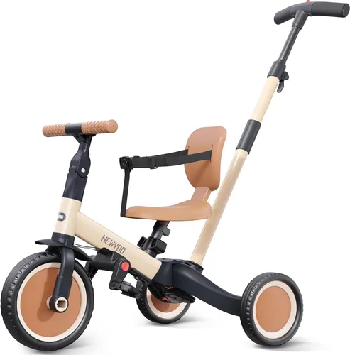 Miniatura 10 de newyoo - Triciclos para niños de 1 a 3 años, bicicleta para niños pequeños, regalo de cumpleaños y juguete para niños y niñas, triciclo para niños