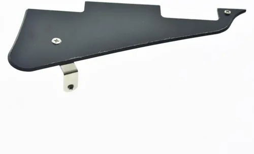 Miniatura 93 de KAISH Golpeador de guitarra Abalone Pearl LP con soporte de acero inoxidable negro y tornillos de montaje de acero para USA Les Paul