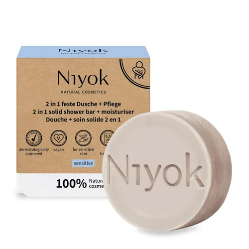 Miniatura 8 de Niyok Natural Cosmetics - Champú sólido 2 en 1 + barra acondicionadora, aroma Green Touch, 2.82 oz, paquete de 3