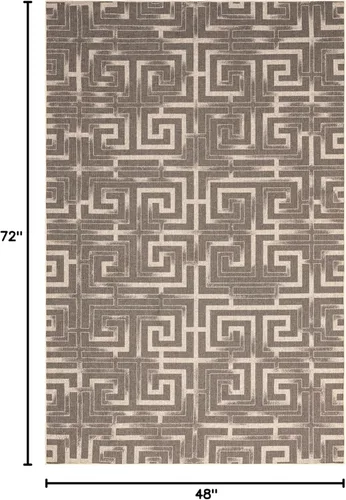 Miniatura 2 de nuLOOM Alfombra de yute fácil de 4 x 6 pies, lavable a máquina, antideslizante, para sala de estar, dormitorio, habitación de los niños, guardería