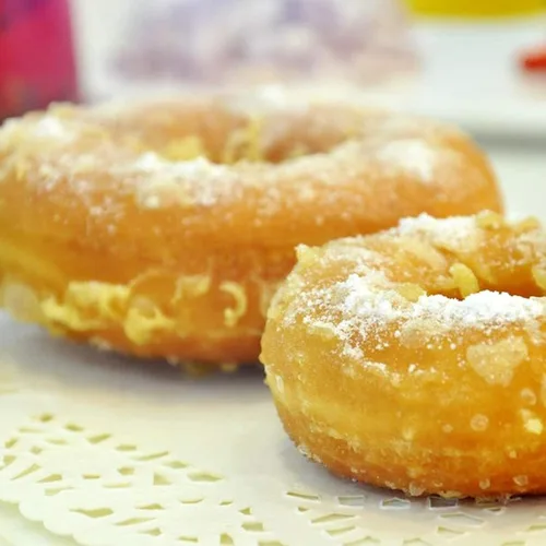 Miniatura 3 de Molde de silicona de gran tamaño para donas antiadherentes para hornear pasteles para bagel y donuts (8 pulgadas, rosa)