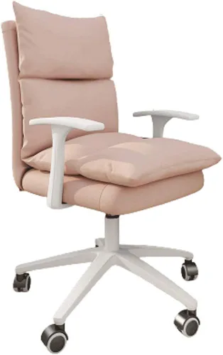 Miniatura 10 de YYDS Silla de juegos para niñas, silla de oficina con patas de nailon, silla ergonómica de carreras para el hogar y la oficina ergonómicamente