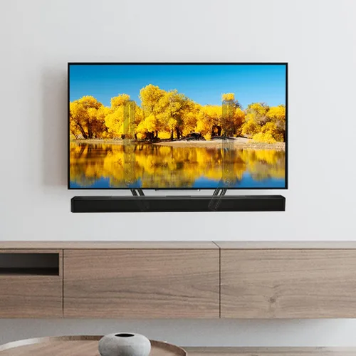 Miniatura 6 de Soporte de montaje universal para barra de sonido para encima/debajo del televisor, se adapta a televisores de 23-65 pulgadas, hasta 22 libras por